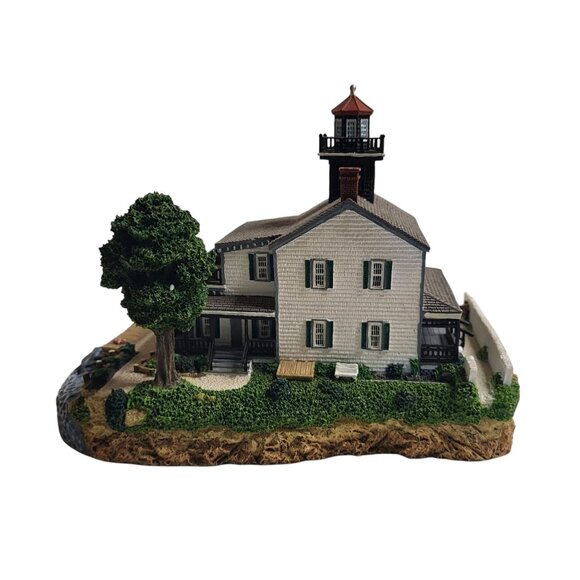 Harbour Lights 2002 Lighthouse Figurine #276 Tucker's Island New Jersey - Picture 3 of 7